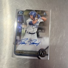 Dayton Dooney 1st 2022 Bowman Chrome Prospects Autographs #CPA-DDO Royals