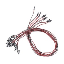 10pcs50cm Power Button Switch Cable for PC Switches Reset Computer Push B.z9