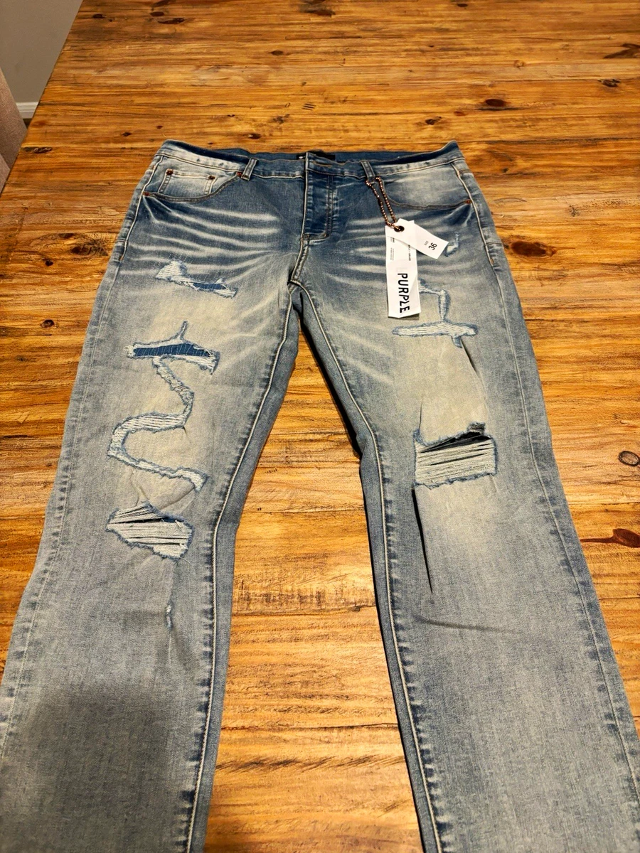 Purple Denim Jeans for Men for sale | eBay