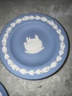 5 Pieces Wedgwood Blue Jasperware stamped Mini Plates — photo 5
