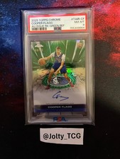 2025-26 Topps Chrome Cooper Flagg Rookie Autograph #TAIR-CF Green /99 PSA 8