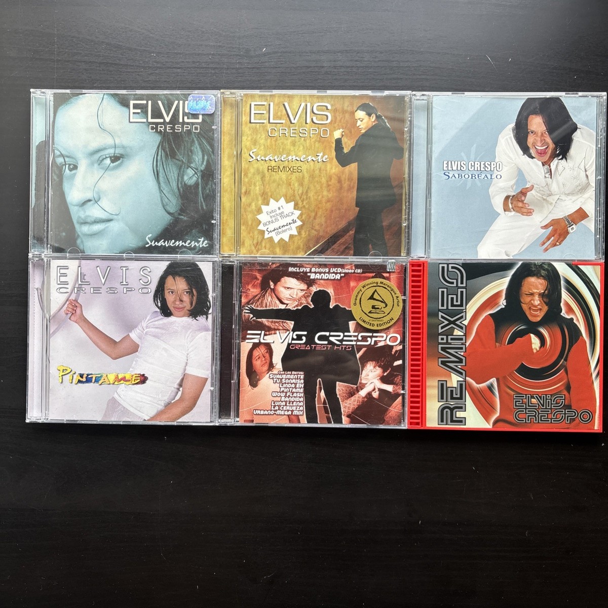 Elvis Crespo - Suavemente (COLOMBIA)/ Saborealo/ Pintame/ Hits (6 CD LOT/  VCD)