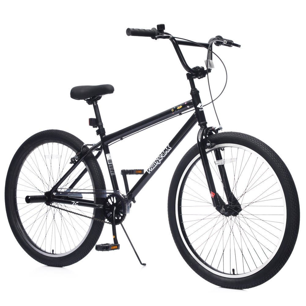 26 Inch Freestyle Bike for Teens, Steel Frame Single-Speed B