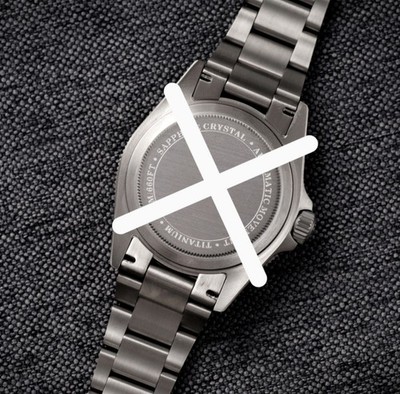 Titanium Grade 2 Armband passend für Pelagos 39 Diver
