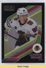 2023 O-Pee-Chee Platinum Retro Black Variant Connor Bedard Rookie READ