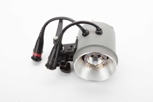 Dynalite 2836 bi-tube twin pigtail Flash head  Extremely Rare, Fan Cooled.