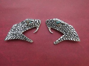 1911 45 auto rattlesnake head set for grips
