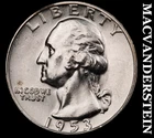 1953-D Silver Washington Quarter - Choice Gem Brilliant Unc  Lustrous  #K1757
