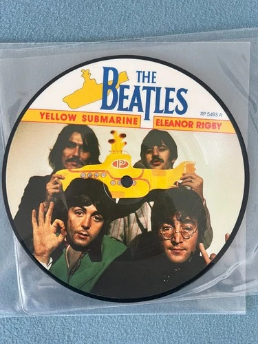 The Beatles Yellow Submarine/Eleanor Rigby RP5493. 20th Anniversary Picture disc