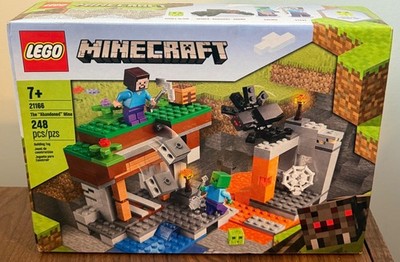 LEGO Minecraft The Abandoned Mine Building Toy 21166 Zombie Cave with Slime New