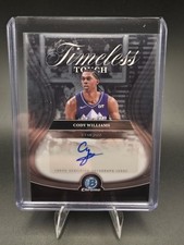 2025-26 Bowman Basketball Cody Williams Timeless Touch Auto Autograph #TTA-CW