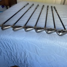 LH Taylormade Sim Max os Irons 5-PW Fujikura Ventus Graphite Regular Flex used