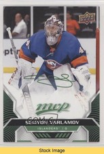 2020-21 Upper Deck MVP Green Script Semyon Varlamov #61 READ 0a3