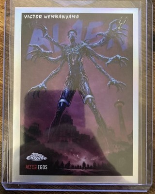 2025-26 Topps Chrome Update Victor Wembanyama Alter Ego ALIEN SSP Case Hit Egos