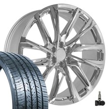 Set4 Oe Wheels Ca90 26x10 Chrome Wheels 29530r26 Uhp Tires Tpms 6x139.7 Set4 Oe Wheels Ca90 26x10 Chrome Wheels 29530r26 Uhp Tires Tpms 6x139.7