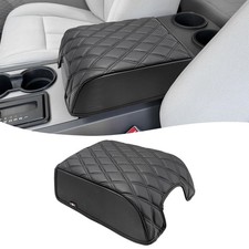 Fit Ford Expedition 2007-2017 Center Console Lid Armrest Cover Cushion Pad Black Fit Ford Expedition 2007-2017 Center Console Lid Armrest Cover Cushion Pad Black