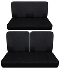 Fits 1967 Pontiac Catalina 2dr sedan Front 50-50 top and Rear bench seat covers