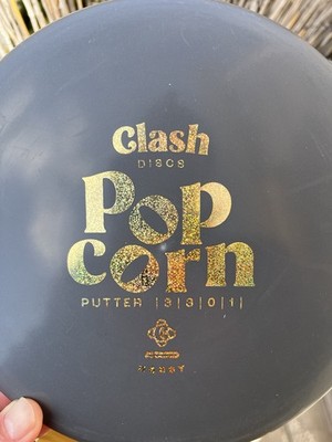 NEW Clash Discs Hardy Popcorn Grey With Golden Glitter Foil 171g 3/3/0/1