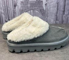 Koolaburra By UGG Women s Slippers Grey With Faux Fur Size 6
