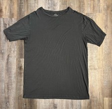 Little Sleepies Men's Bamboo Pajama Shirt Lounge Top Charcoal Gray Size Large