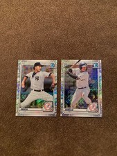 2 Card 2020 Bowman Chrome Prospects Mojo Lot Deivi Garcia & Antonio Cabello