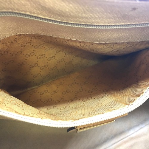Used Gucci Old Vintage Micro Gg Logo Hardware Leather Mini Shoulder Bag Pochette - Zdjęcie 5 z 10