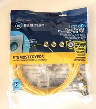 NEW Eastman 1/2" OD Universal Gas Dryer Connector Kit 48" 20YE50V048K
