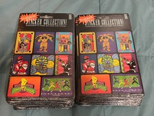 Lot of 100 Sheets/800 Stickers of 1993 Saban Power Rangers Instant Collection