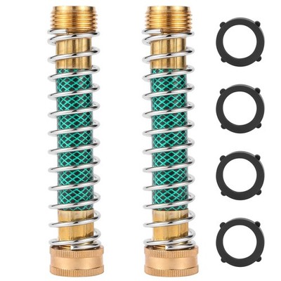 Sanpaint Garden Hose Extension Adapter, Kink 3/4 inches, 2 Pack 