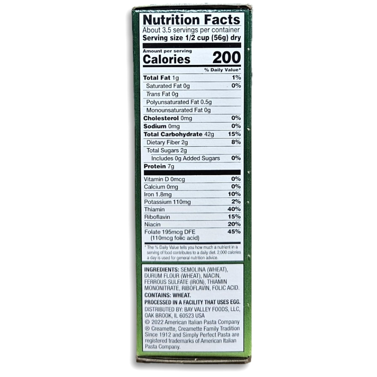 Creamette Creamette Small Rings Pasta Value Pack   7 Ounce | Pack of 6