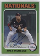 2024 Topps Heritage High Number Real One Auto Joey Meneses #ROA-JME Auto 0c2