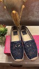 Women’s Tory Burch Espadrille Navy Vegan Leather W/Box ~ Size 9.5 — photo 2