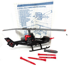 RARE GI Joe 1983 Cobra FANG Helicopter 100  Complete SO NICE
