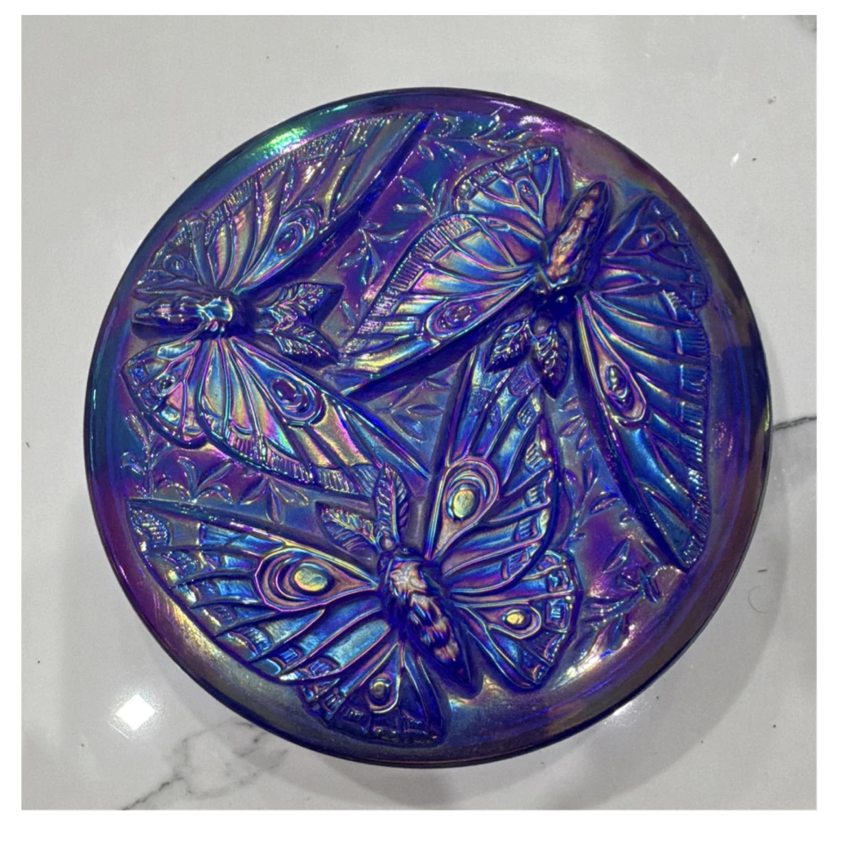 fenton blue carnival glass products for sale | eBay