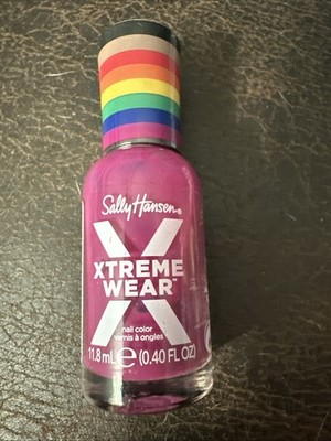 Sally Hansen Hard As Nails Xtreme Wear Nail Polish Liquid, Pep-plum, 0.4 fl oz