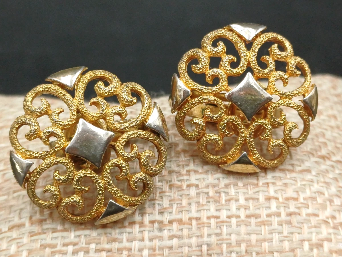 ZKGYUS 4 Paia Orecchini Argento Stella 925 14K Oro Placcato Pendenti Stelline Regali Compleano Gioielli