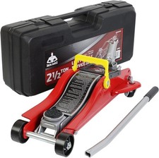 2.5 Ton Hydraulic Low Profile Floor Jack 5500lb Trolley Car Jack Red 2.5 Ton Hydraulic Low Profile Floor Jack 5500lb Trolley Car Jack Red
