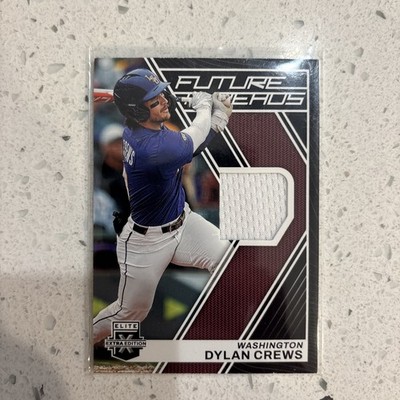 2023 Panini Elite Extra Edition - Future Threads Dylan Crews #FT-DC (MEM, RC)