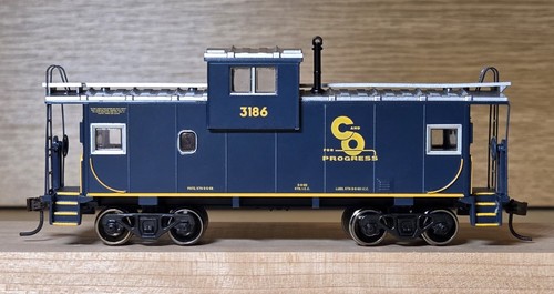 HO Athearn 75217 Wide Vision Caboose Chesapeake & Ohio C&O #3186 - Totalmente Nuevo | Condition: New