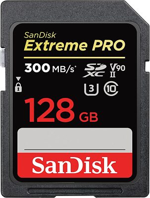 SanDisk Extreme PRO 128GB SDXC-Speicherkarte mit bis zu 300MB / s, UHS-II