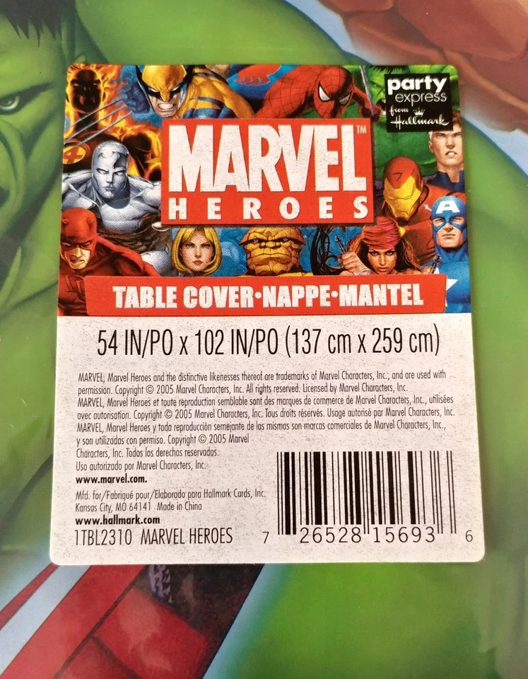 Mantel Marvel Heros mantel mantel-Hulk Spiderman-Ironman-Wolverine-CPT America Foto 2 de 2