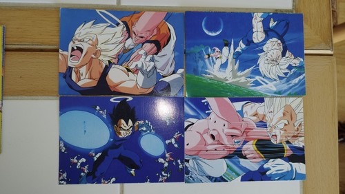 Vegeta Dragon Ball Z GT Postcard Card Dorothée Magazin Set