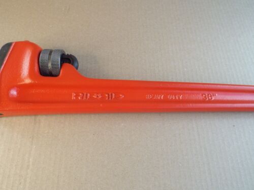 RIDGID 36" Straight Pipe Plumbing Wrench Heavy Duty USA - Nice ! (Pls Read) - Picture 7 of 15