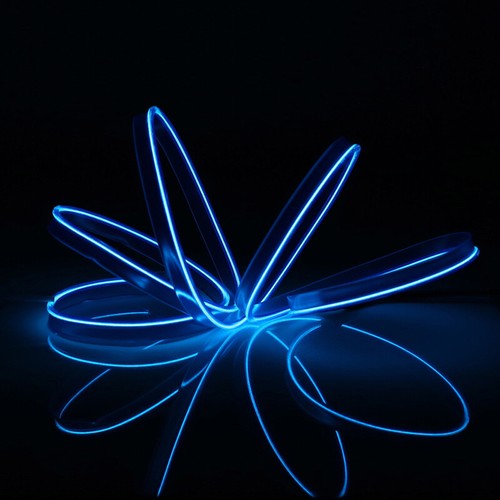 Flexible 1M 2M LED Neon Light Glow EL Wire Strip tube Rope Home Car Decor NEW - Picture 22 of 24