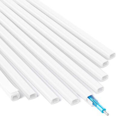 128in Wall Cord Hider For 1 Mini Cord Onwall Cord Cover Channel Cable Concealer 