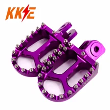 KKE PURPLE Footpegs Billet FootRest  For E-moto Pro-SS 2024 Electric Bike
