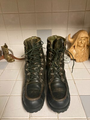TED WILLIAMS vintage KANGAROO LEATHER BOOTS SPORT BOOTS SIZE  display picture 2