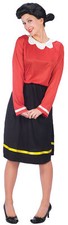 Olive Oyl Adult Womens Costume Dress Popeye the Sailor Man Halloween