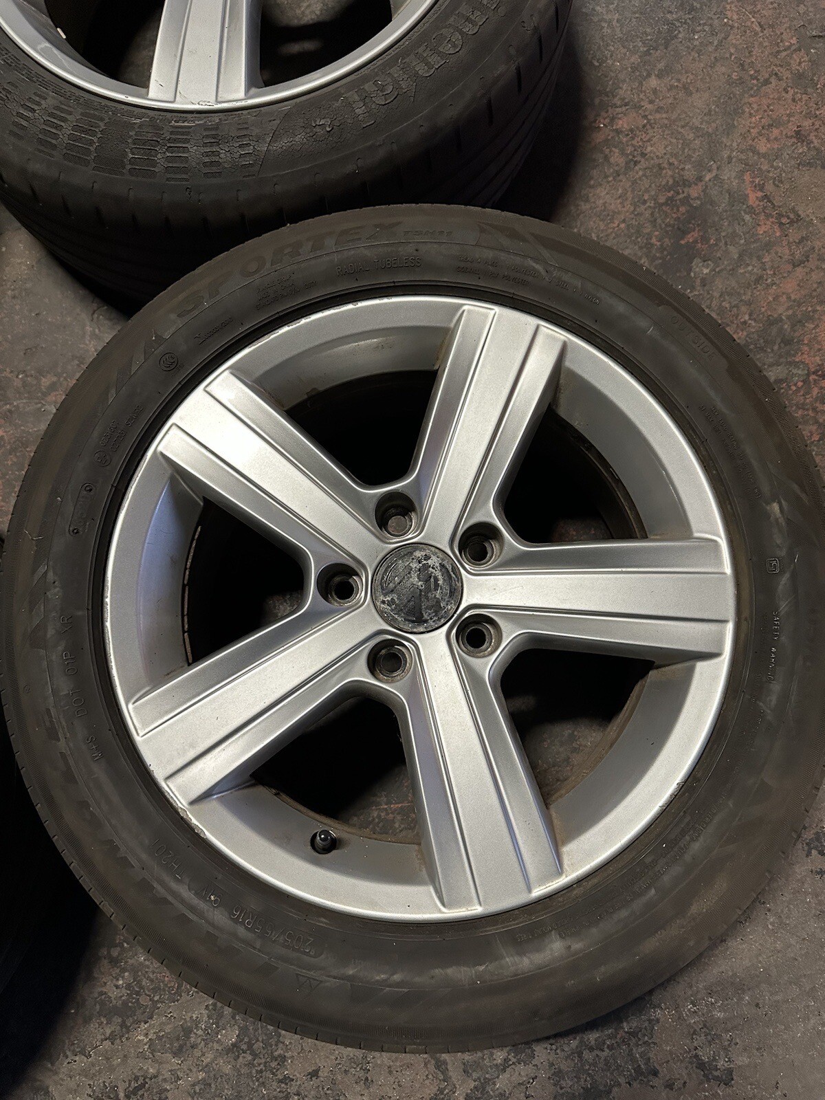 VW GOLF MK7 16" DOVER ALLOY WHEEL SET X4 RIMS ONLY 5G0601025BN eBay