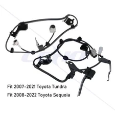 NEW FRONT ABS WHEEL SPEED SENSOR WIRE HARNESS SET FOR TOYOTA SEQUOIA TUNDRA US